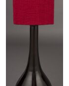 Lampe de table Jules rouge - 15 x 15 x 60 cm