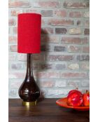 Lampe de table Jules rouge - 15 x 15 x 60 cm