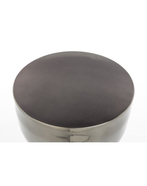 Mesa auxiliar plateada Gonna Make You Sweat, 29 x 29 x 48 cm