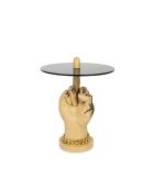 Tavolino da salotto Fother Mucker Gold Lion, 40 x 40 x 50 cm