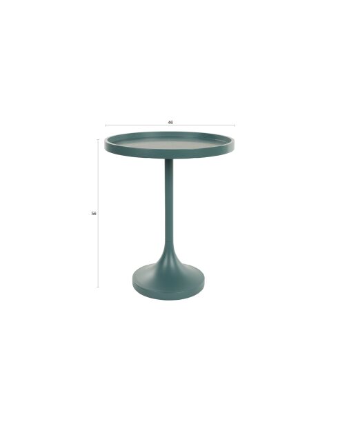 Mesa auxiliar Jason azul - 46 x 46 x 56 cm