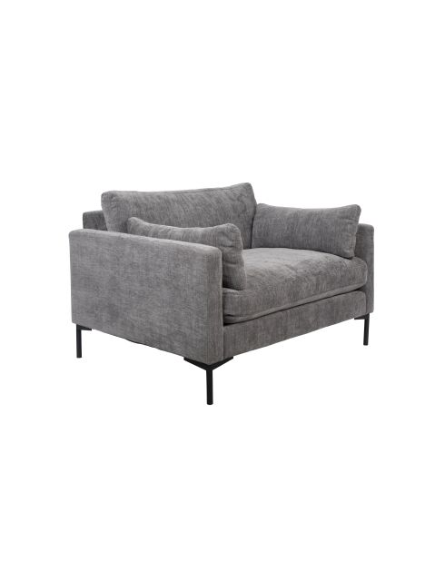 Sillón de verano gris oscuro - 101 x 125 x 82 cm