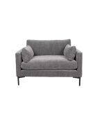 Sillón de verano gris oscuro - 101 x 125 x 82 cm