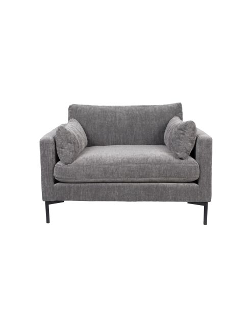 Sillón de verano gris oscuro - 101 x 125 x 82 cm