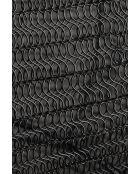 Lámpara de pie negra Meezan - 40 x 40 x 142 cm