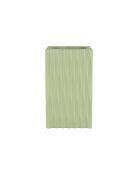 Vase Riley vert - 14 x 14 x 25 cm