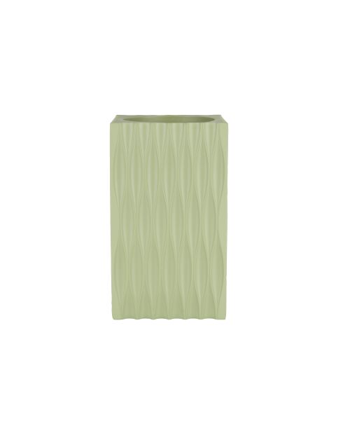 Vase Riley vert - 14 x 14 x 25 cm