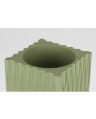 Vase Riley vert - 14 x 14 x 25 cm