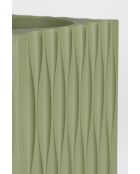 Vase Riley vert - 14 x 14 x 25 cm