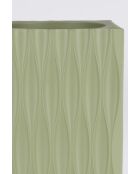 Vase Riley vert - 14 x 14 x 25 cm