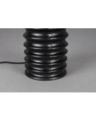 Lampe de table Yalu noire - 27 x 27 x 54 cm
