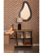 Lampe de table Yalu noire - 27 x 27 x 54 cm