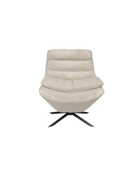 Sillón Vince beige - 81 x 69 x 82 cm