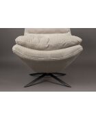 Sillón Vince beige - 81 x 69 x 82 cm