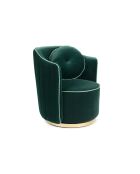 Sillón Sassy Granny verde oscuro - 71 x 71 x 81,5 cm
