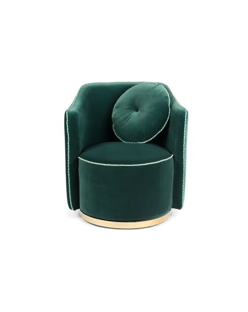 Sillón Sassy Granny verde oscuro - 71 x 71 x 81,5 cm