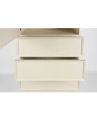 Armadio beige June con 1 anta e 3 cassetti - 45 x 60 x 180 cm