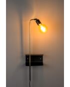 Lámpara de pared negra Shaw - 20 x 11 x 68 cm