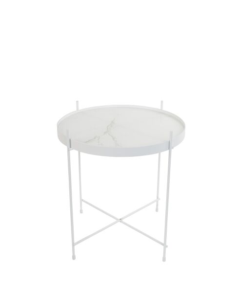 Tavolino Cupid bianco - 43 x 43 x 45 cm