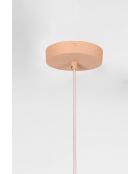 Sospensione Rani rosa - 22 x 73,5 x 160 cm