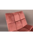 Silla de bar rosa - 66 x 78 cm