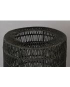 Lámpara de pie negra Kari - 30 x 30 x 95 cm