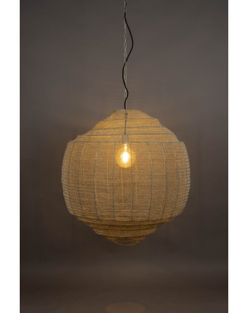 Meezan graue Pendelleuchte - 70 x 70 x 75 cm