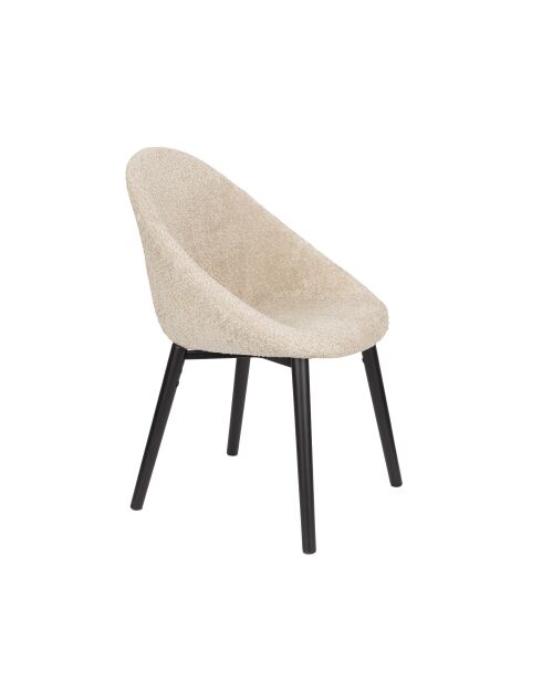 Set de 2 sillas Fenna beige - 57 x 54 x 81,5 cm