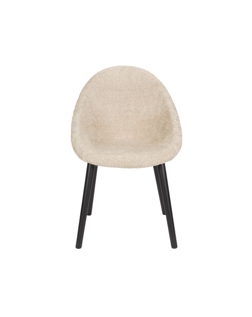 Set de 2 sillas Fenna beige - 57 x 54 x 81,5 cm