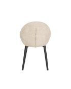 Set mit 2 beigen Fenna-Stühlen - 57 x 54 x 81,5 cm
