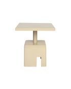 Mesa auxiliar Chubby beige - 40 x 40 x 45 cm