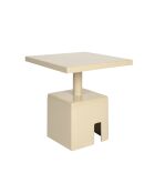 Mesa auxiliar Chubby beige - 40 x 40 x 45 cm