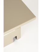 Mesa auxiliar Chubby beige - 40 x 40 x 45 cm