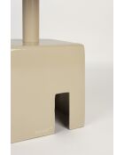 Mesa auxiliar Chubby beige - 40 x 40 x 45 cm