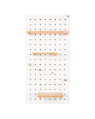 Panneau mural Bundy blanc - 2 x 90 x 45 cm