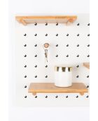 Panneau mural Bundy blanc - 2 x 90 x 45 cm