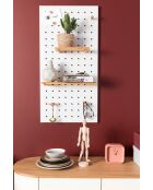 Panneau mural Bundy blanc - 2 x 90 x 45 cm