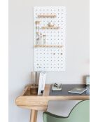 Panneau mural Bundy blanc - 2 x 90 x 45 cm