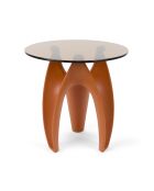 Mesa auxiliar roja Hactua - 40 x 40 x 41 cm