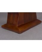 Table d'appoint Pilaster marron - 35 x 25 x 48 cm