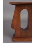 Table d'appoint Pilaster marron - 35 x 25 x 48 cm
