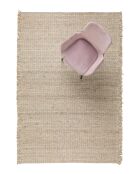 Alfombra Frills beige/amarilla - 240 x 170 x 0,6 cm