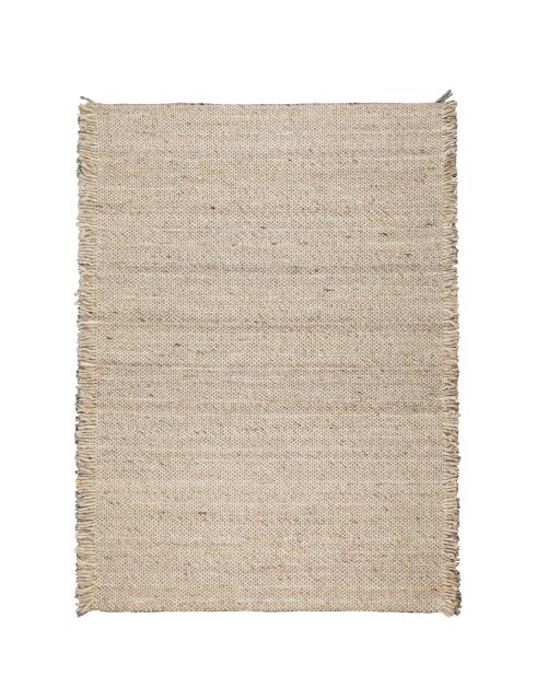 Teppich Frills beige/gelb - 240 x 170 x 0,6 cm