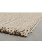 Alfombra Frills beige/amarilla - 240 x 170 x 0,6 cm