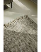 Alfombra Frills beige/amarilla - 240 x 170 x 0,6 cm