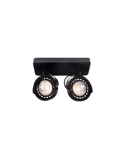 Foco negro Dice-2 - 28 x 12 x 19 cm
