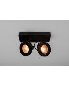 Dice-2 zwarte spot - 28 x 12 x 19 cm