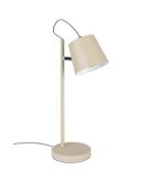 Lámpara de mesa Buckle Head beige - 25 x 25 x 50 cm