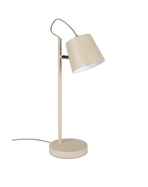 Lámpara de mesa Buckle Head beige - 25 x 25 x 50 cm