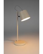 Lámpara de mesa Buckle Head beige - 25 x 25 x 50 cm